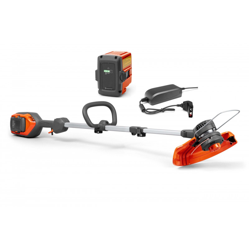 Débroussailleuse coupe-bordure à batterie Husqvarna 215iL avec batterie 40-B140 et chargeur 40-C80
