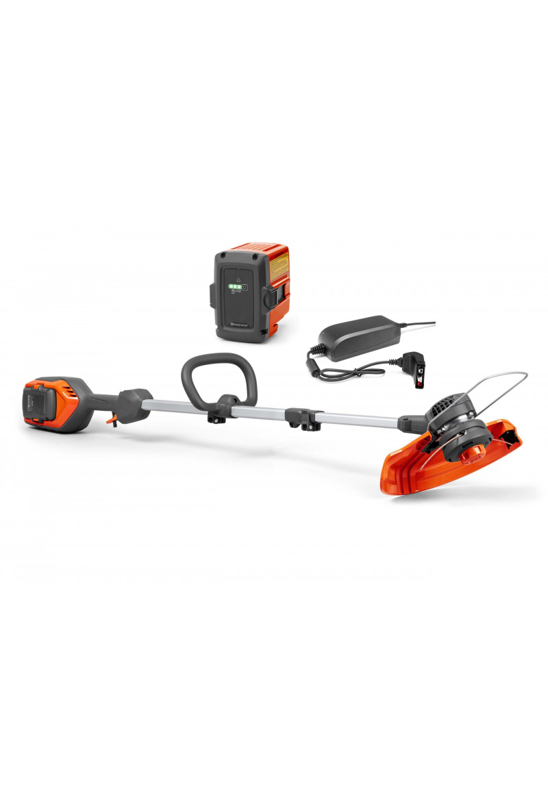 Débroussailleuse coupe-bordure à batterie Husqvarna 215iL avec batterie 40-B140 et chargeur 40-C80