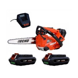 Tronçonneuse élagueuse  ECHO DCS 2500 TCA EN 1/4 PACK 2 Batteries LPB 50-150 ET Chargeur LCJQ-560