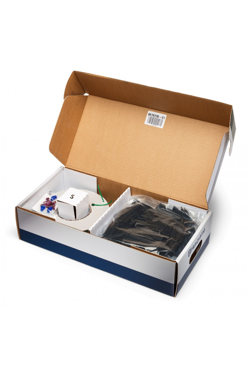 Kit installation robot tondeuse Husqvarna taille M pour jardin jusqu’à 2 000 m²